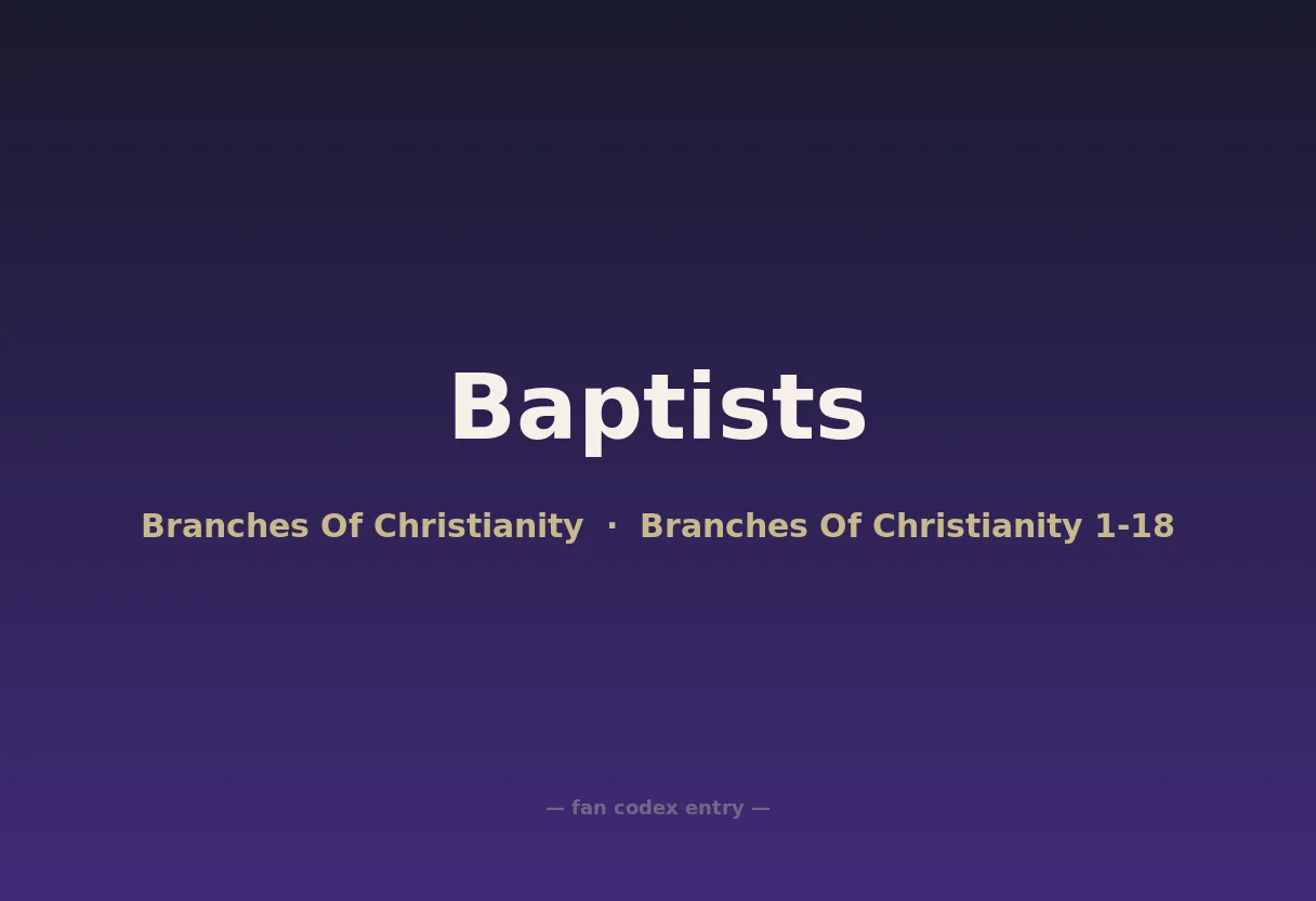 Baptists