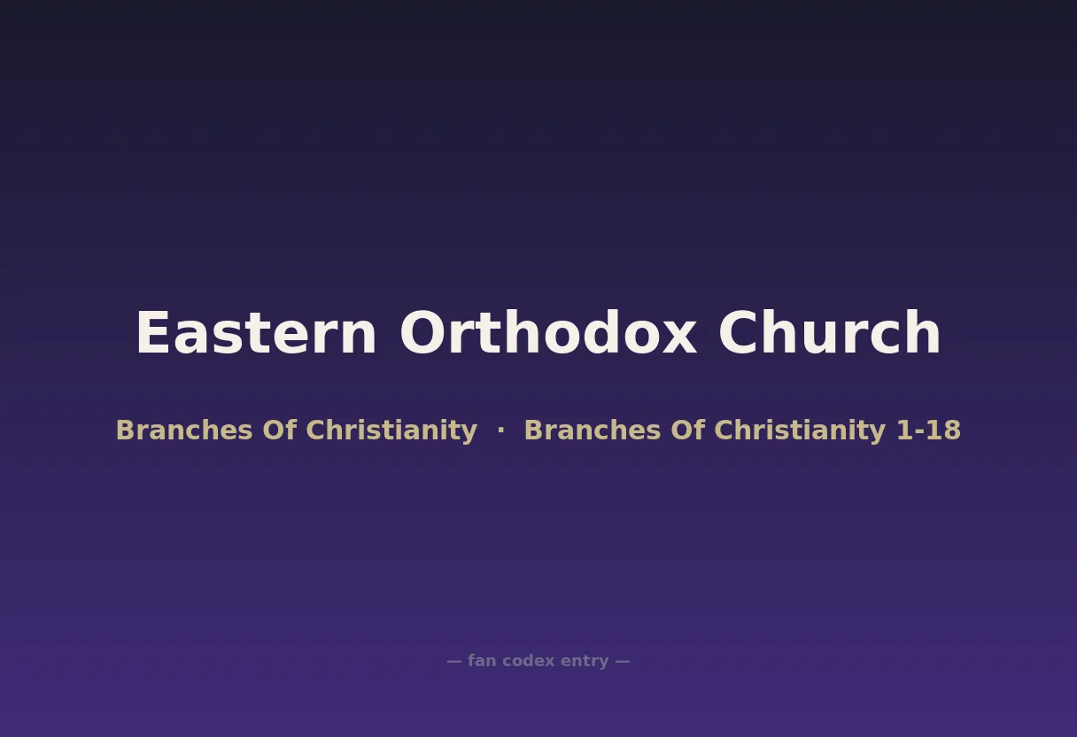 Eastern Orthodox Church